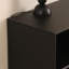 Bibliothèque légère de luxe noire tendance
