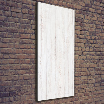 Wooden Background - Wrapped Canvas Print