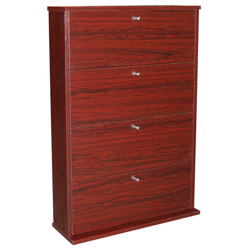 90 cm H Multimedia Storage, Mahogany