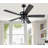 52 Inch Outdoor Ceiling Fan with Light - DC Motor Quiet Remote Control, Waterproof Wet Rated for Patio Porch Garden-1034467074