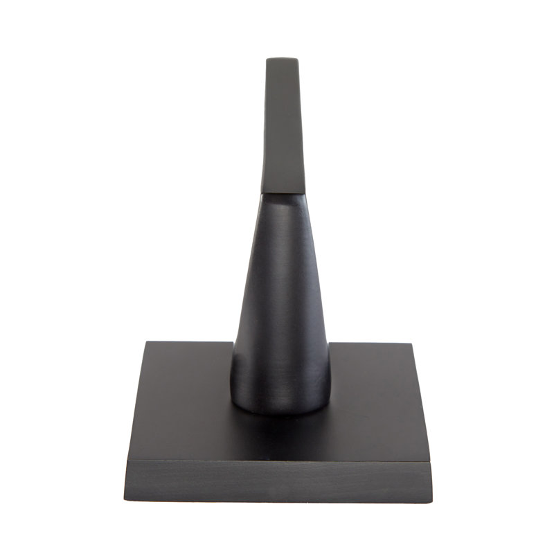 Bravura 839-7 Delray Passage Lever on Square Contemporary   Rose in Matte Black