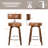 Swivel Upholstered Counter & Bar Stool-20534107-20534111