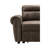 Modern Sofa Ashton 96" Saddle Microfiber Reversible Sleeper Sectional Sofa Chaise