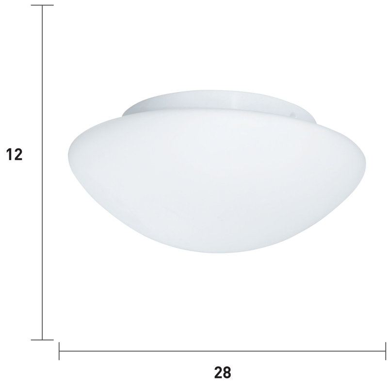 Osbaldo Glass Flush Mount