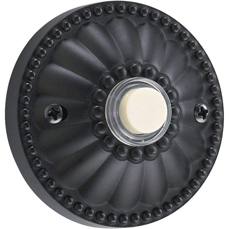Bouton poussoir rond dans l’ancien monde
