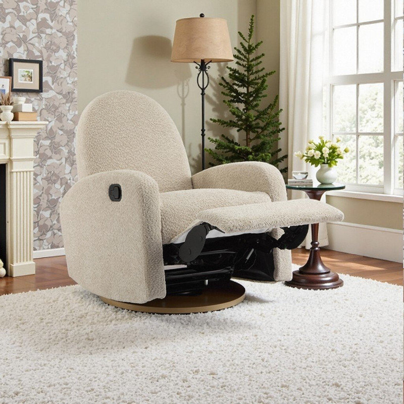 Fauteuil inclinable et pivotant standard 360, Amande