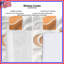 Rideaux de fenêtre blanc et orange à formes abstraites, voilages et voilages à motifs géométriques - 1 panneau-2045680000-2045680002