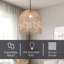 Luminaire suspendu naturel Indy