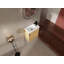 Meuble-lavabo mural 18,5 po avec lavabo en résine, porte simple à fermeture douce-121843333