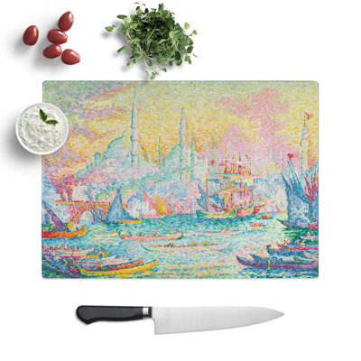 Port of Constantinople by Paul Signac Chopping Board