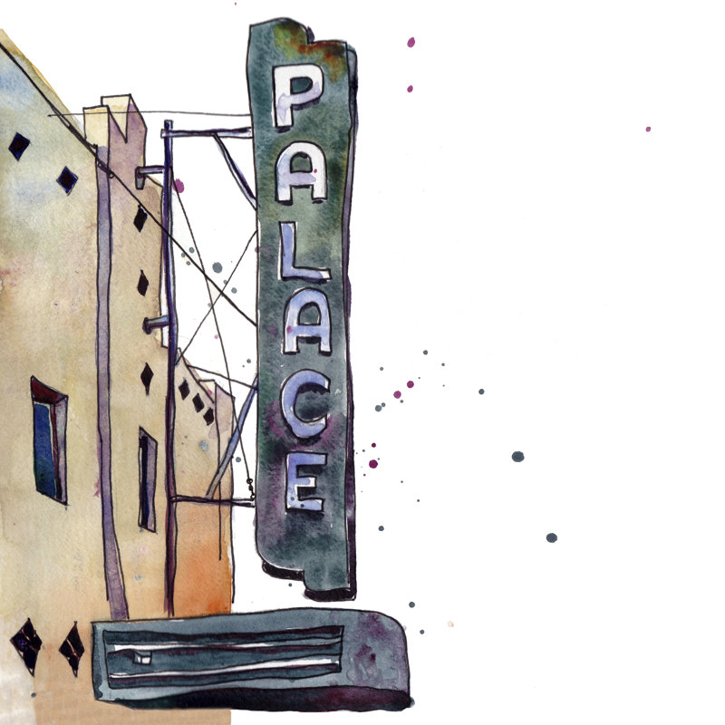 Urban Sign II by Paul McCreery - Wrapped Canvas Painting, 91cm H x 91cm W