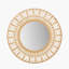 Bamboo / Rattan Round Wall Mirror-98249888