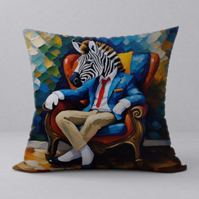  Coussin abstrait réversible Abstract