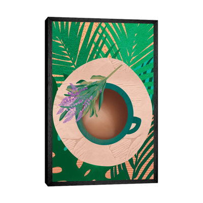 Coffee And Lavender - Print on Canvas
