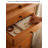 Medieval‑style Cherry Wood Multi‑layer Jewelry Cabinet with Wheels for Bedroom