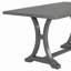 Ensemble de salle à manger de style campagnard, table à tréteaux et 4 chaises et banc rembourrés Shanequah-88581098-88581099-126130993