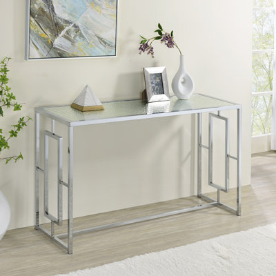 Derinna 48'' Glass Top Console Table