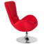 Chaise de réception pivotante avec siège incliné Marilo LeatherSoft - Siège d'invité-88610591