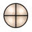 Smythe Glass Semi Flush Mount