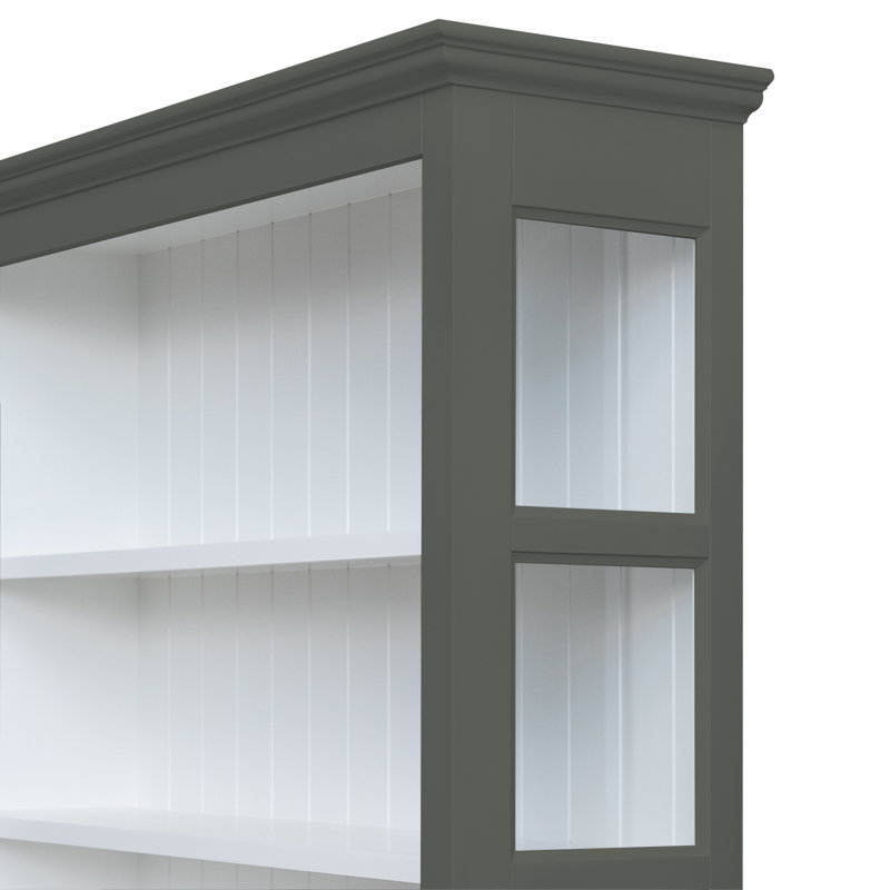 Bush Display Cabinet, Light Grey