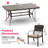 Hainer 6 - Person Wicker Patio Dining Set with Rectangular Table , Cushions Included-1547616092-1546339086