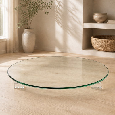 Sumdeal Round Tempered Glass Replacement Tabletop