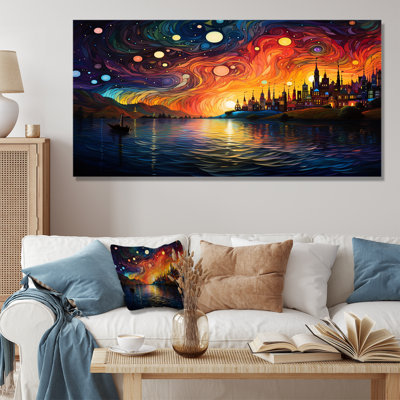 Starry Night Over The Rhone In France II - Vangogh Wall Art