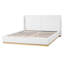 Grand lit plateforme tapissier à oreilles Modern-125528269