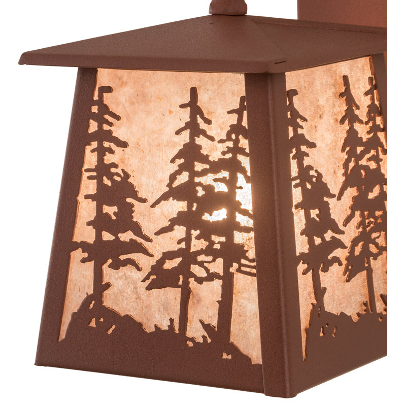 Stillwater - Light Outdoor Wall Lantern, Rust