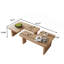 Table basse en bois, table de salon carrée moderne Mid Century, forme ajustable libre, 2 pièces-2129426283-2129587139