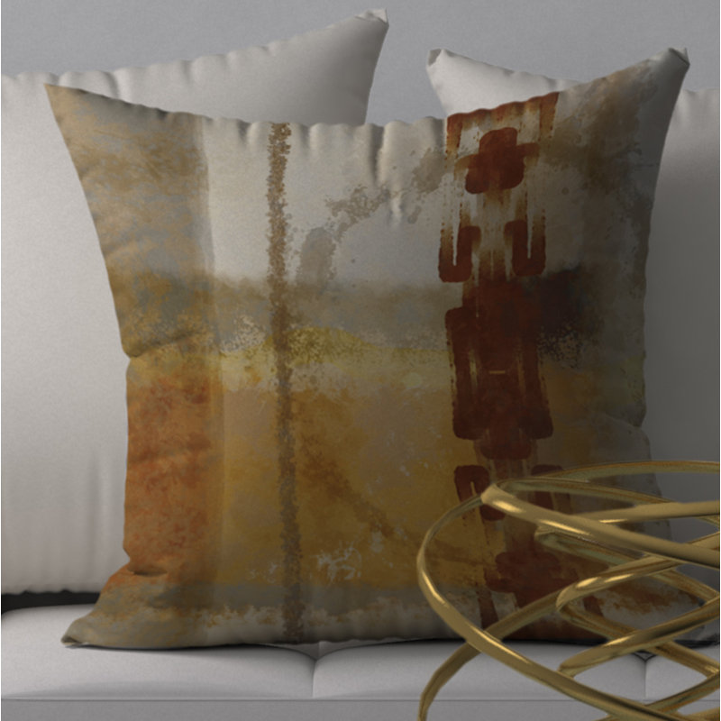 Reversible Throw Pillow, 18" x 18"