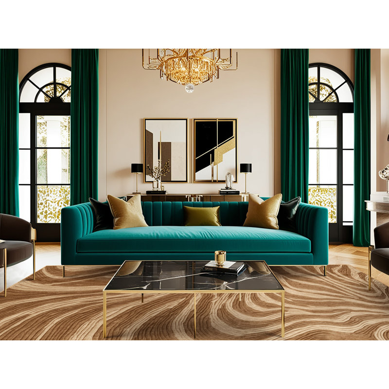  Tapis hawaïen lavable Sand Dunes, Rectangulaire 2 pi x 3 pi