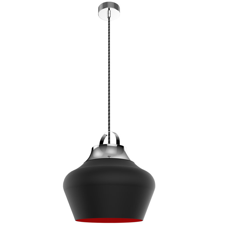 Shepardson 1 - Light Dome Pendant, Black