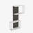Modern Wall Shelf, White, 25.6 x 37.8 x 7.5 inches | 100% Melamine Coated Particle Board, Thickness: 0.7 inches | Multiple Shelves for Storage, Wall-Mounted Design, Stylish & Functional for Home or Office-1763360623