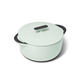 Caraway 6.5Qt Enameled Cast Iron Dutch Oven W/ Flat Lid