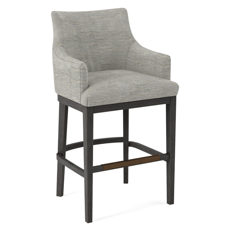 Upholstered Stool, 61555-75, English Saddle