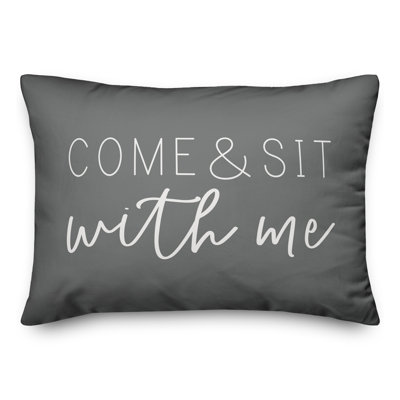  Housse et insert de coussin rectangulaire extérieur Come and Sit with Me
