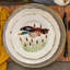 Wildlife Handmade Earthenware Salad/Dessert Plate
