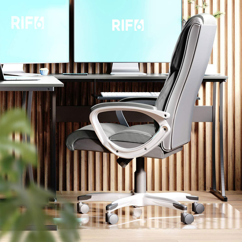 Rectangle Chair Mat with Straight Cut Edge for Firm Surfaces