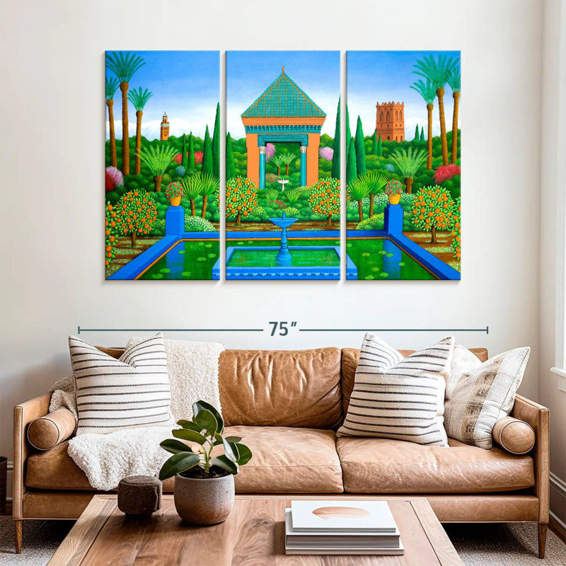 Rorry Marjorelle Oranges, 42" H x 65" W