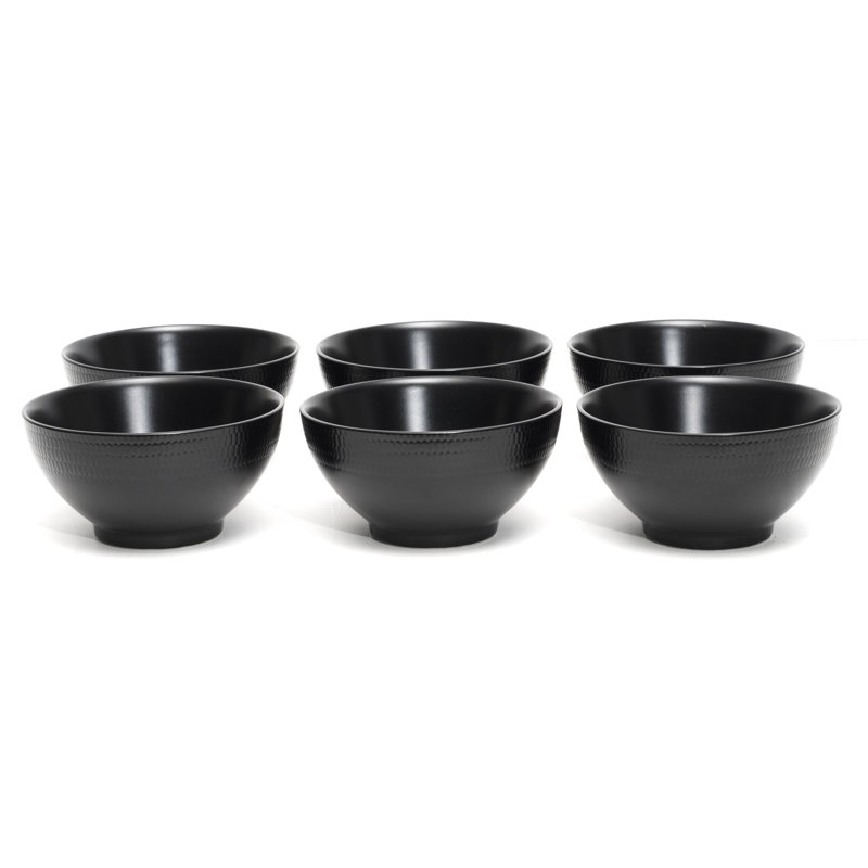 Red Vanilla 16.5 oz. Cereal Bowl, Black