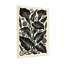 Plantes et fleurs, motif botanique floral noir et blanc-315291486