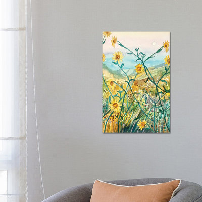 Daisies 1 Piece Wrapped Canvas Painting