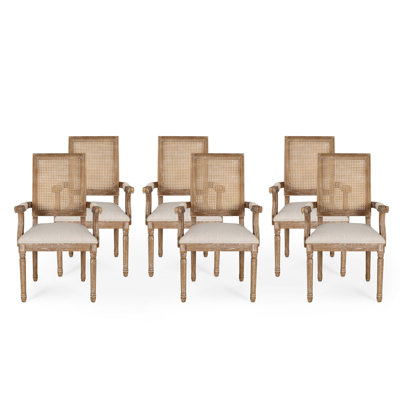 Esaias King Louis Back Upholstered Armchairs