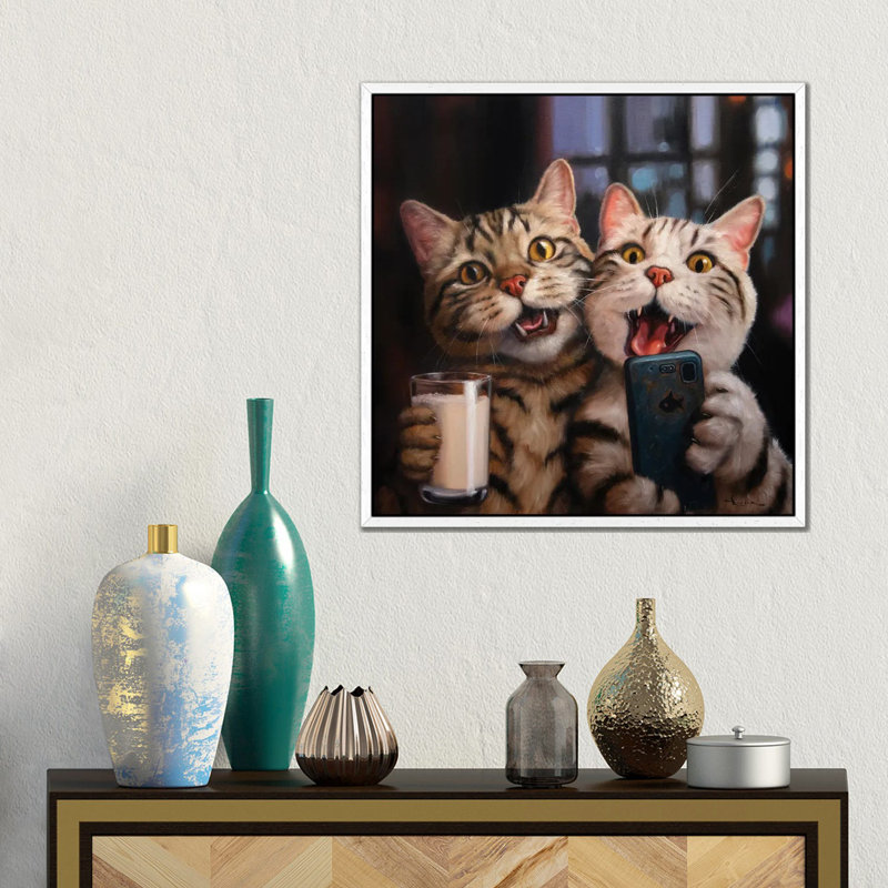 Happy Hour by Lucia Heffernan - Gallery-Wrapped Canvas Giclée on Canvas, Classic Wood, 45.72 cm H x 45.72 cm W
