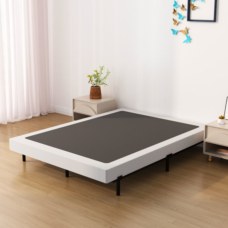Metal Box Spring with Fabric Cover-Multiple Sizes, Standard Profile (7"), Queen