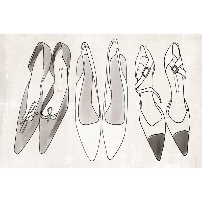 Heels For Days III, H 20 po x l 30 po x P 1,25 po