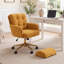 Fauteuil de bureau rembourré avec repose-pieds-1686120240