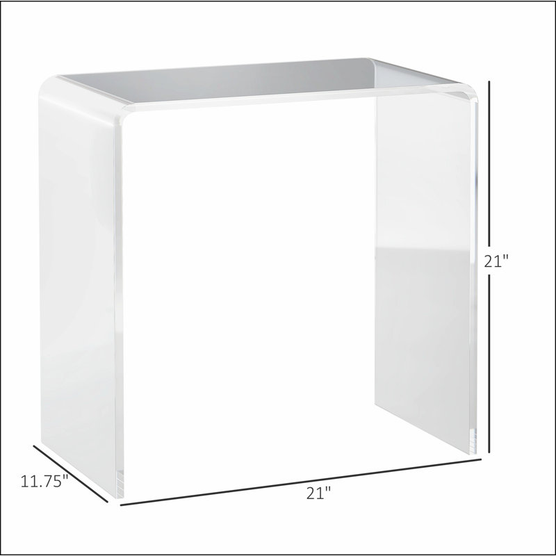 Table basse rectangulaire avec plateau en bois manufacturé et tablette