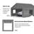 13 Ft. W X 20 Ft. D Heavy Duty Carport Canopy Portable Garage Storage Canopycar Tent With Roll-Up Windows And Removable Sidewalls-115246677